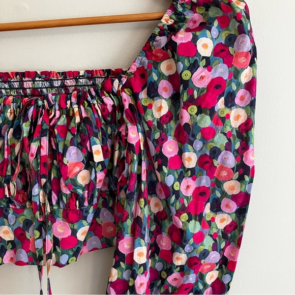 Cute Floral Crop Top and Skirt Set - Picture 7 of 7